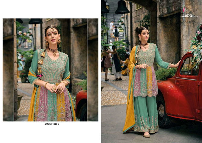 Barbie 1608 To 1609 Series By Eba Embroidery Plus Size Readymade Sharara Suits Wholesale Shop In Surat